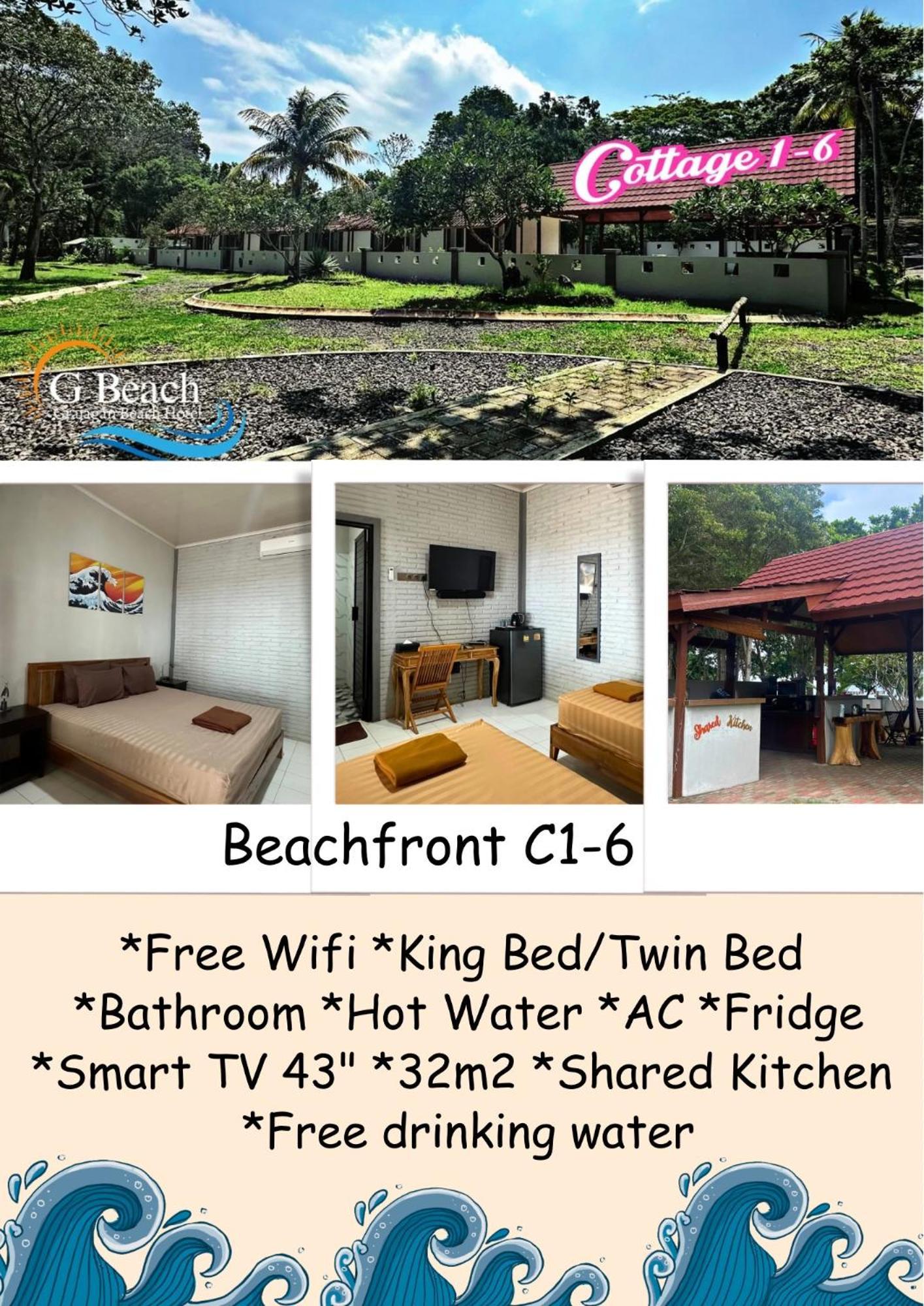 G Beach Hotel Grajagan Kültér fotó